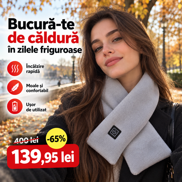 Eșarfă Încălzită Călduroasă și Elegantă