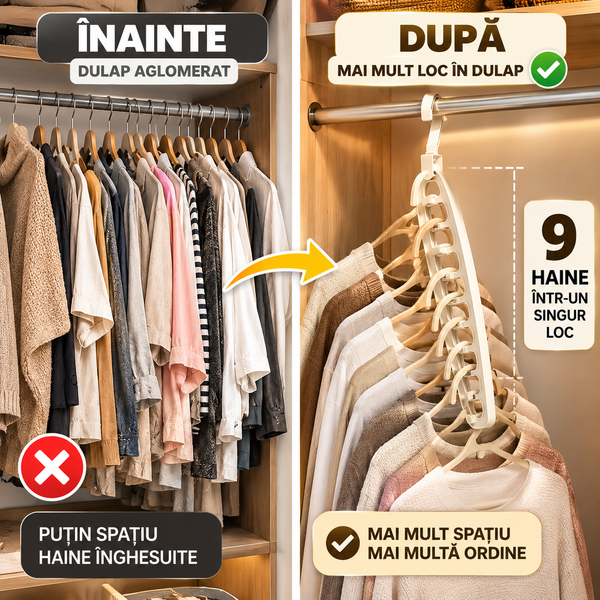 Umeraș Pliabil Magic pentru Haine
