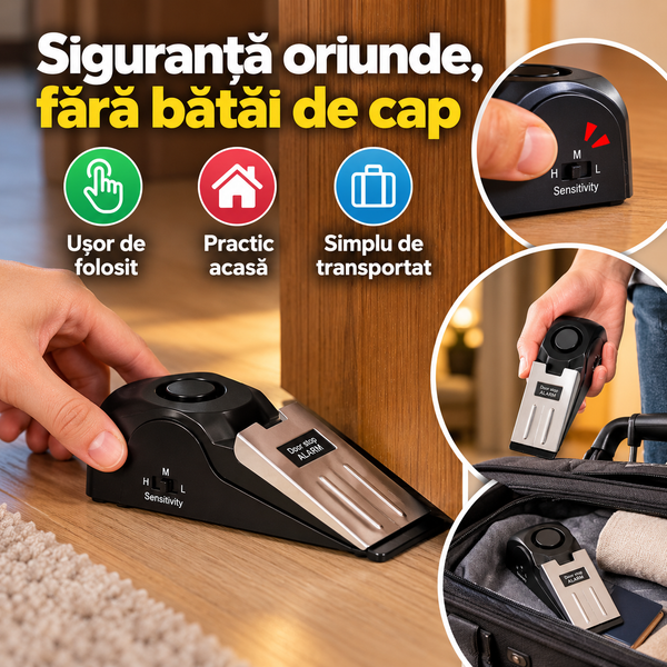 Alarmă de Ușă Wireless Mini